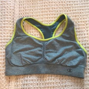 Small blue sports bra